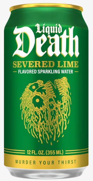 LIQUID DEATH - SEVERED LIME - 12oz