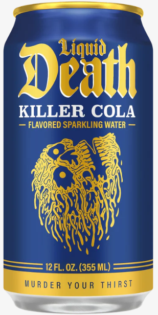 LIQUID DEATH - KILLER COLA - 12oz