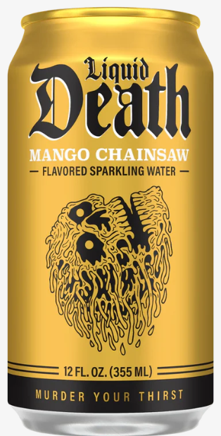 LIQUID DEATH - MANGO CHAINSAW - 12oz