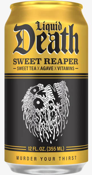 LIQUID DEATH - ICED TEA - SWEET REAPER - 12oz