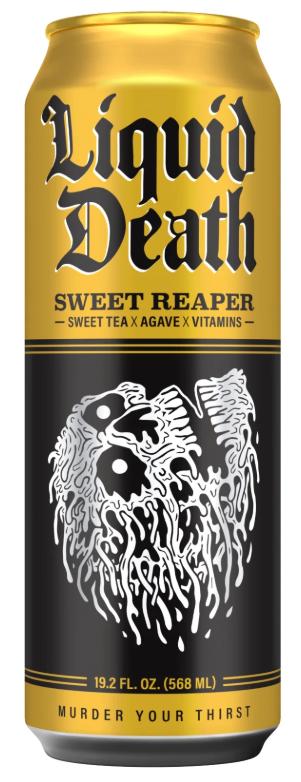 LIQUID DEATH - ICED TEA - SWEET REAPER - 19.2oz