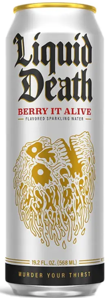 LIQUID DEATH - BERRY IT ALIVE - 19.2oz