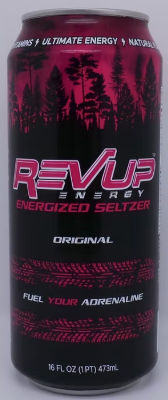 REVUP Energized Seltzer - Cane Sugar - 16 fl.oz. cans