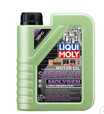LIQUI MOLY - SAE 5W-40 Molygen New Gen Motor Oil 1L - LM20230