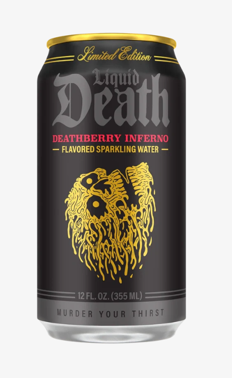 LIQUID DEATH - DEATHBERRY INFERNO - 12 OZ