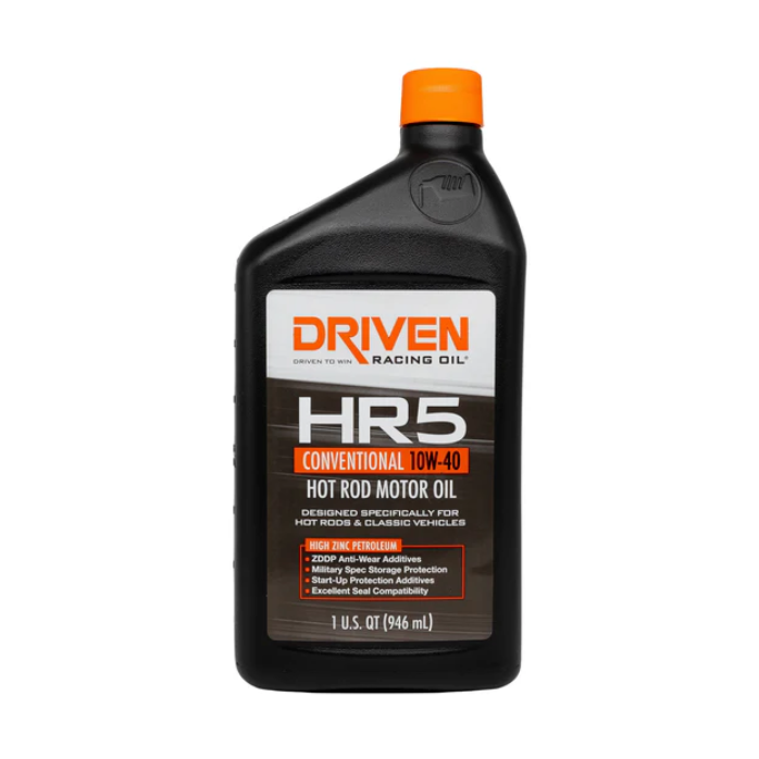 Driven Racing Oil HR5 10W-40 Conventional Hot Rod Oil 1 QT - 03806