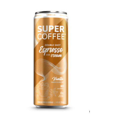 SUPER COFFEE Double Shot Espresso and Cream  11oz