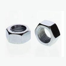 Load image into Gallery viewer, M8-1.25 METRIC FINISHED HEX FULL NUTS, CLASS 10, ZINC - COARSE DIN 934  TSP231-108-1