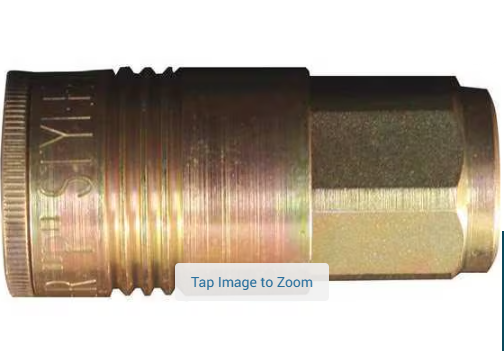 MILTON Female Coupler P Style 1/4" FNPT S-1803- FIT0023