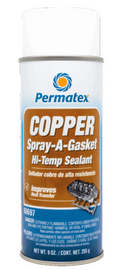Permatex - Copper Spray-A-Gasket High-Temp Sealant, 12 OZ - 80697