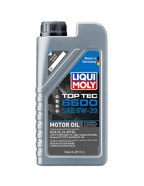 LIQUI MOLY - Top Tec 6600 SAE 0W-20 - 1L - LM22044