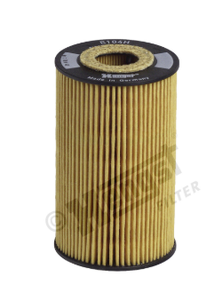 HENGST - Oil Filter Kit, With Plastic Cover, Insert - E104H D43