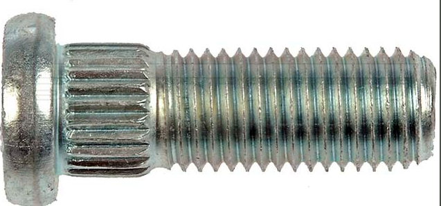 DORMAN - M12-1.50 Serrated Wheel Stud - 12.95mm Knurl, 36mm Length - 610-294