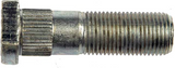 DORMAN - 5/8-18 Serrated Wheel Stud With Clip Head - .657 In. Knurl, 2-1/8 In. Length - 610-077