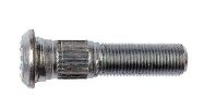 DORMAN - 9/16-18 Serrated Wheel Stud - 0.650 In. Knurl, 2-17/32 In. Length - 610-283