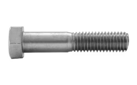 M12-1.75 METRIC HEX HEAD CAP SCREWS CLASS 8.8 COARSE ZINC