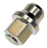 DORMAN - Wheel Nut M14-1.50 Dometop - 21mm Hex, 43.5mm Length - 611-259