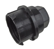 Load image into Gallery viewer, DORMAN - Lt. Black Metallic Plastic Wheel Nut Cover M24-2.0 Mod, Hex 19mm - 611-634