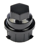 Load image into Gallery viewer, DORMAN - Black Wheel Nut Cover M24-2.0, Hex 19mm - 611-620