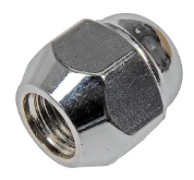 DORMAN - Wheel Nut M12-1.25 Acorn - 21mm Hex, 25.8mm Length - 611-317