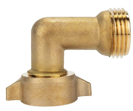 Camco 90-Degree RV Water Hose Elbow – Solid Brass, Lead-Free (22505)