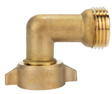 Camco 90-Degree RV Water Hose Elbow – Solid Brass, Lead-Free (22505)