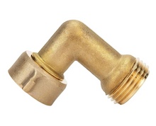 Load image into Gallery viewer, Camco 90-Degree RV Water Hose Elbow – Solid Brass, Lead-Free (22505)