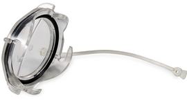 Camco Clear RV Sewer Cap with Lanyard (39455)