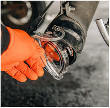 Load image into Gallery viewer, Camco Clear RV Sewer Cap with Lanyard (39455)