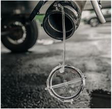 Load image into Gallery viewer, Camco Clear RV Sewer Cap with Lanyard (39455)