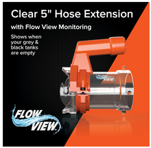 Load image into Gallery viewer, Camco Rhino RV Sewer Hose Extender PRO – 5" Extension with Torque-Grip Handle &amp; LED Flashlight (39570)