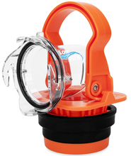 Load image into Gallery viewer, Camco Rhino RV Sewer Adapter PRO – Clear 90° Elbow with Drain Lock Adapter (39730)