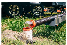 Load image into Gallery viewer, Camco RhinoFLEX 20-Ft RV Sewer Hose Kit with Clear Elbow &amp; Removable 4-in-1 Adapter (39741)