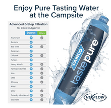 Load image into Gallery viewer, Camco Tastepure RV Water Filter with Flexible Hose Protector (40043)