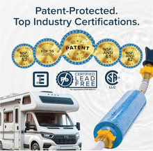 Load image into Gallery viewer, Camco Tastepure RV Water Filter with Flexible Hose Protector (40043)