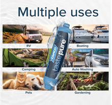Load image into Gallery viewer, Camco Tastepure RV Water Filter with Flexible Hose Protector (40043)
