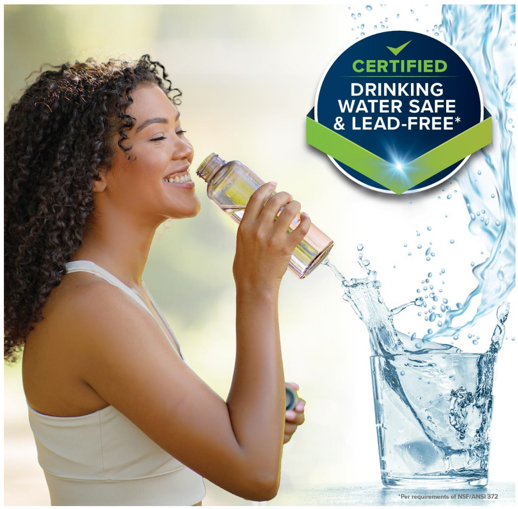 Camco Brass Marine/RV Water Pressure Regulator, 40–50 PSI (40055)