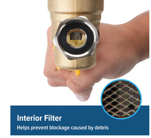 Load image into Gallery viewer, Camco Adjustable RV/Marine Brass Water Pressure Regulator (40058)