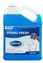 Load image into Gallery viewer, Camco TastePURE Spring Fresh Water System Cleaner and Deodorizer, 1 Gallon (40207)