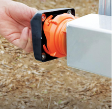 Load image into Gallery viewer, Camco Magnetic RV Bumper Cap – 4" Square Bumper (40310)