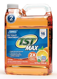 Camco TST MAX RV Toilet Treatment, Orange Scent, 32 oz (41192)
