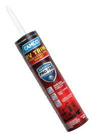Camco RV Trim Non-Leveling Sealant, Clear, 10.1 fl oz (41465)