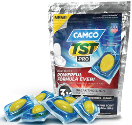 Camco TST PRO RV Toilet Treatment Drop-INs, Fresh Pine, 10-Pack (41770)