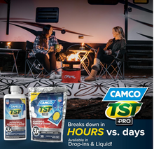 Load image into Gallery viewer, Camco TST PRO RV Toilet Treatment Drop-INs, Fresh Pine, 10-Pack (41770)