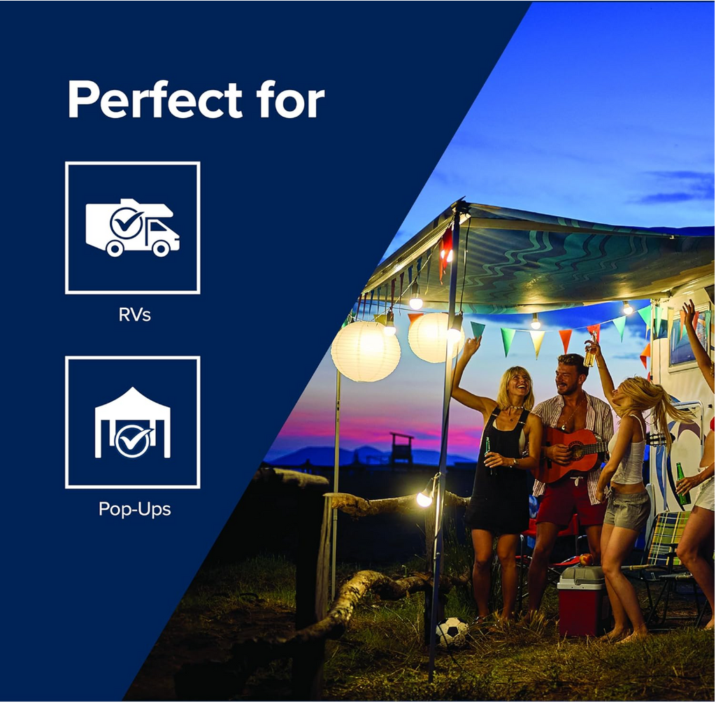 Camco Quick-Set RV Awning Party Light Hangers, 7-Pack (42700)