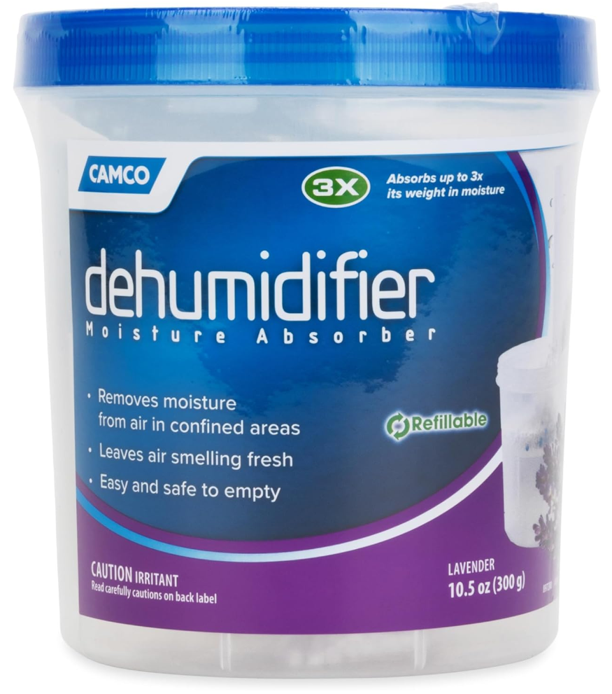 Camco Dehumidifier Moisture Absorber, Refillable (44280)
