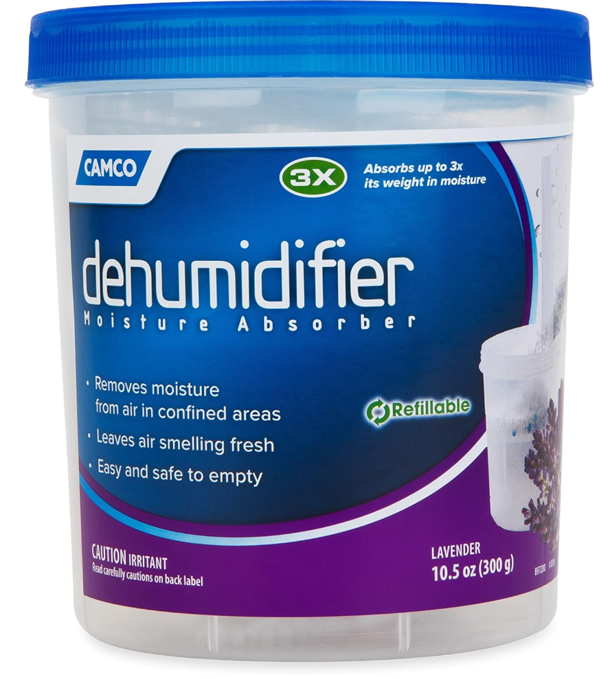 Camco Dehumidifier Moisture Absorber, Refillable (44280)