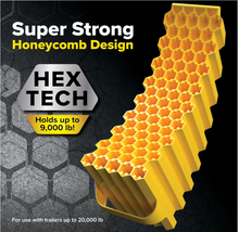 Load image into Gallery viewer, Camco Curved Trailer Aid with Wheel Chock &amp; Rubber Base Pad (44436)