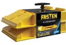 Load image into Gallery viewer, Camco FasTen Premium RV Leveling Trailer Ramps with Handle, 2-Pack (44535)