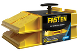 Camco FasTen Premium RV Leveling Trailer Ramps with Handle, 2-Pack (44535)
